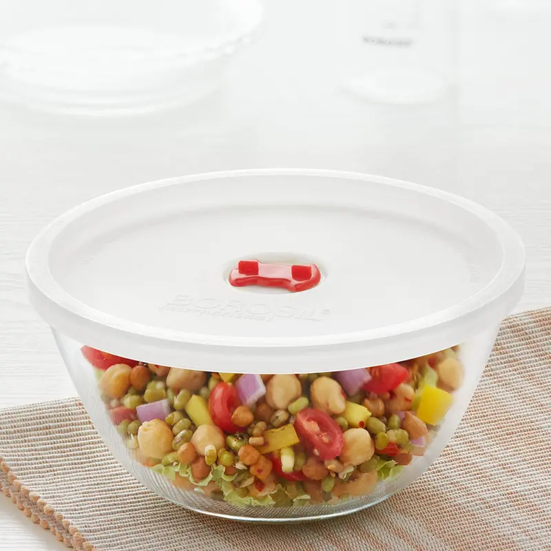 White-Lidded Mixing And Serving Bowl – 1.5-Liter Capacity 1