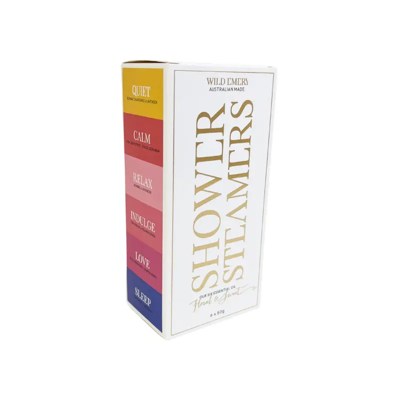 Wild Emery Floral & Sweet Scented Shower Steamers – 6-Pack 1