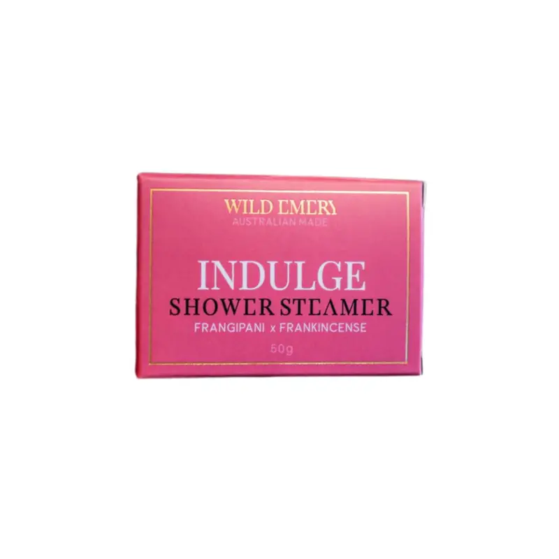Wild Emery Indulge Scented Shower Steamer – 50G Tablet 1