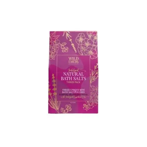 Wild Emery Indulgent Mineral Bath Salt Set (3-Pack) 1