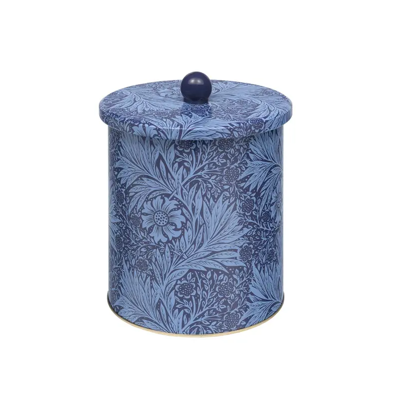 William Morris Marigold Floral Biscuit Barrel Tin 1