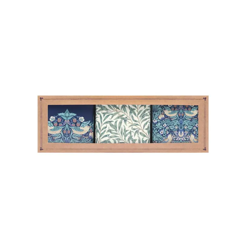 William Morris Strawberry Thief Ceramic Caddy Set – 3-Piece 1
