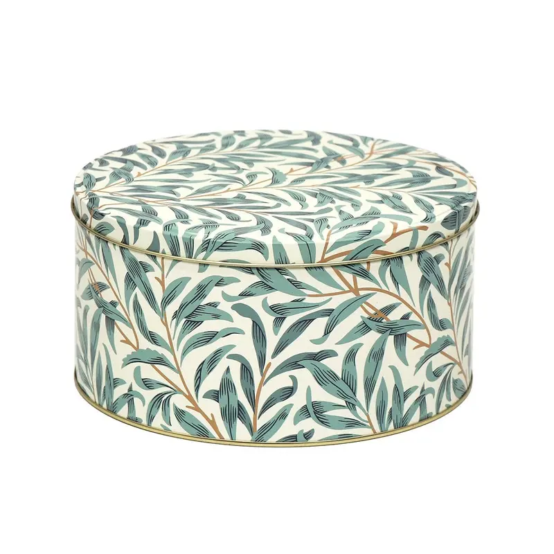 William Morris Strawberry Thief Small Round Keepsake Tin 1