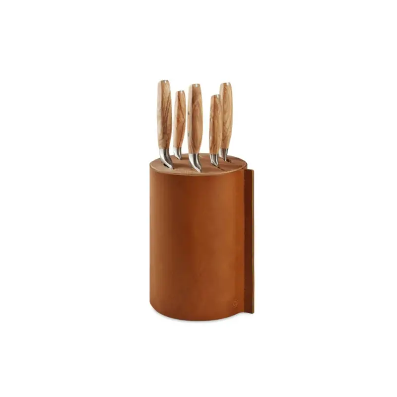 Wüsthof Amici Villa 6-Piece Knife Block Set With Storage Base 1