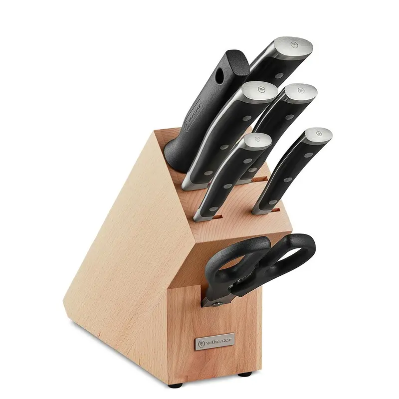 Wüsthof Classic Ikon 8-Piece Chef’S Knife Block Set With Stand 1