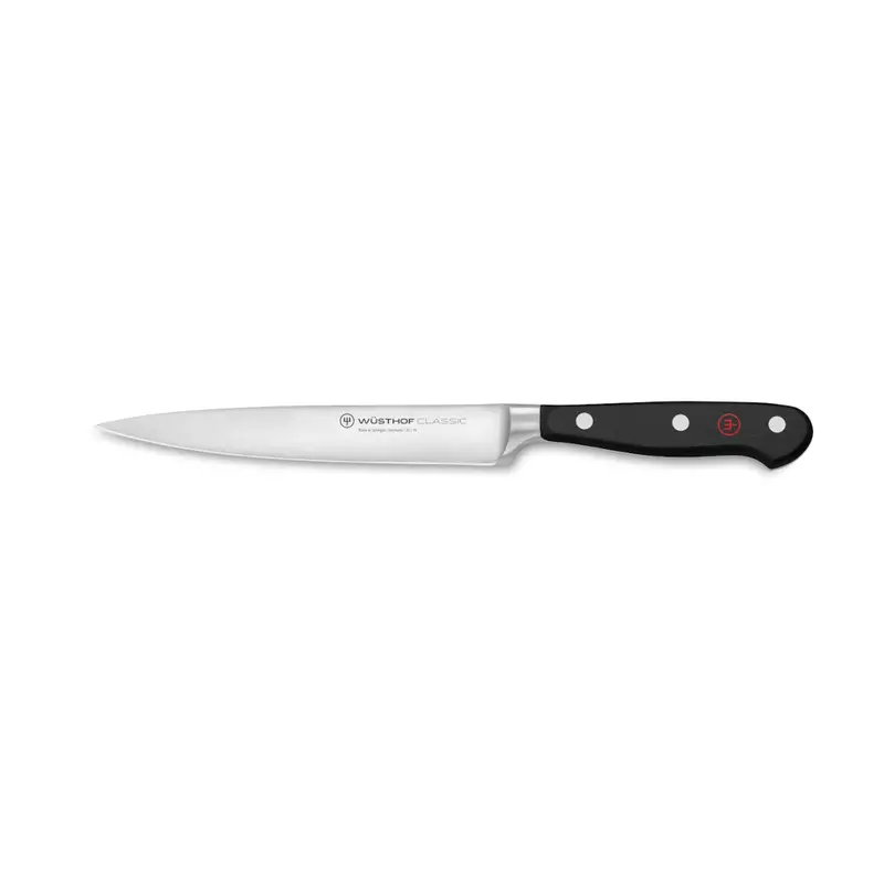 Wüsthof Classic Utility Knife – 16 Cm Black Handle 1